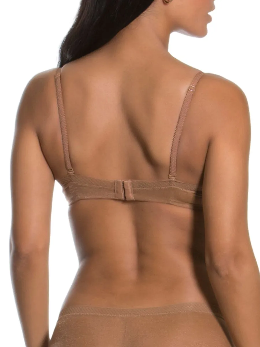 Glossies Sheer Moulded Bra - Bronze