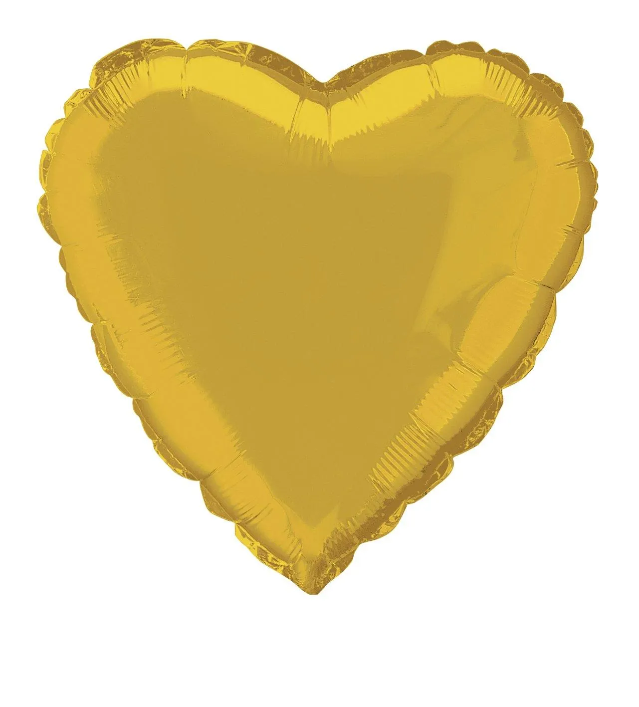 Gold Heart Foil Balloon - 45cm