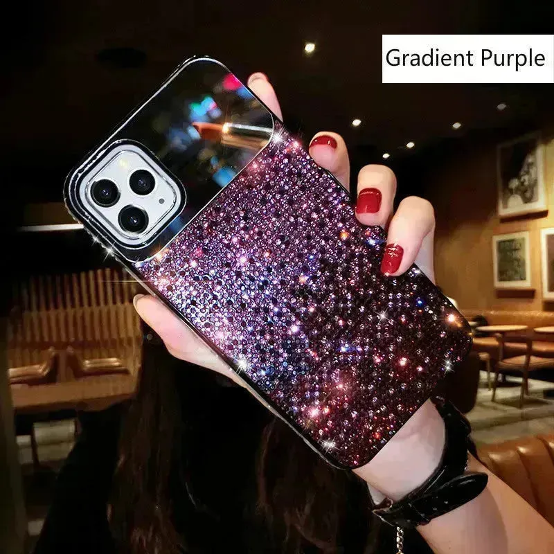 Gradual Rhinestone Mobile Phone Protective Case