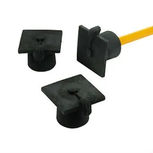 Graduation Eraser Pencil Toppers - 576 Units