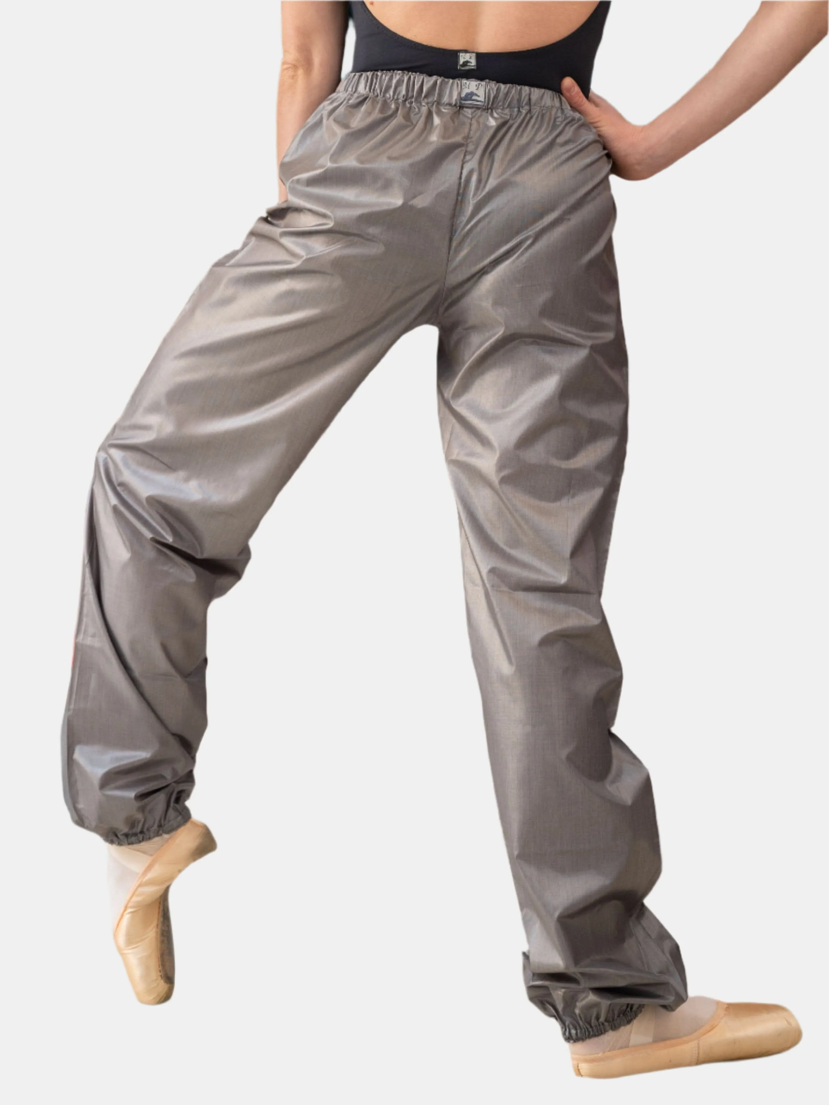 Gray Warm-Up Dance Trash Bag Pants MP5003