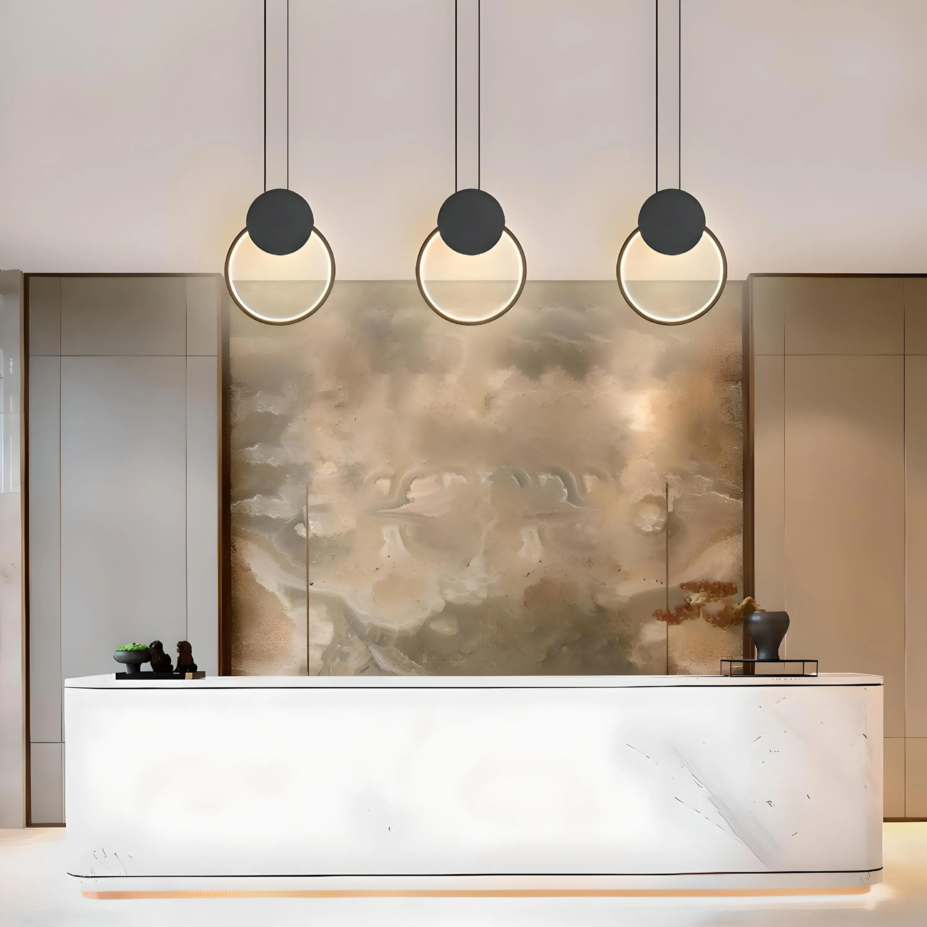 Grimstad - Contemporary Geometric LED Pendant