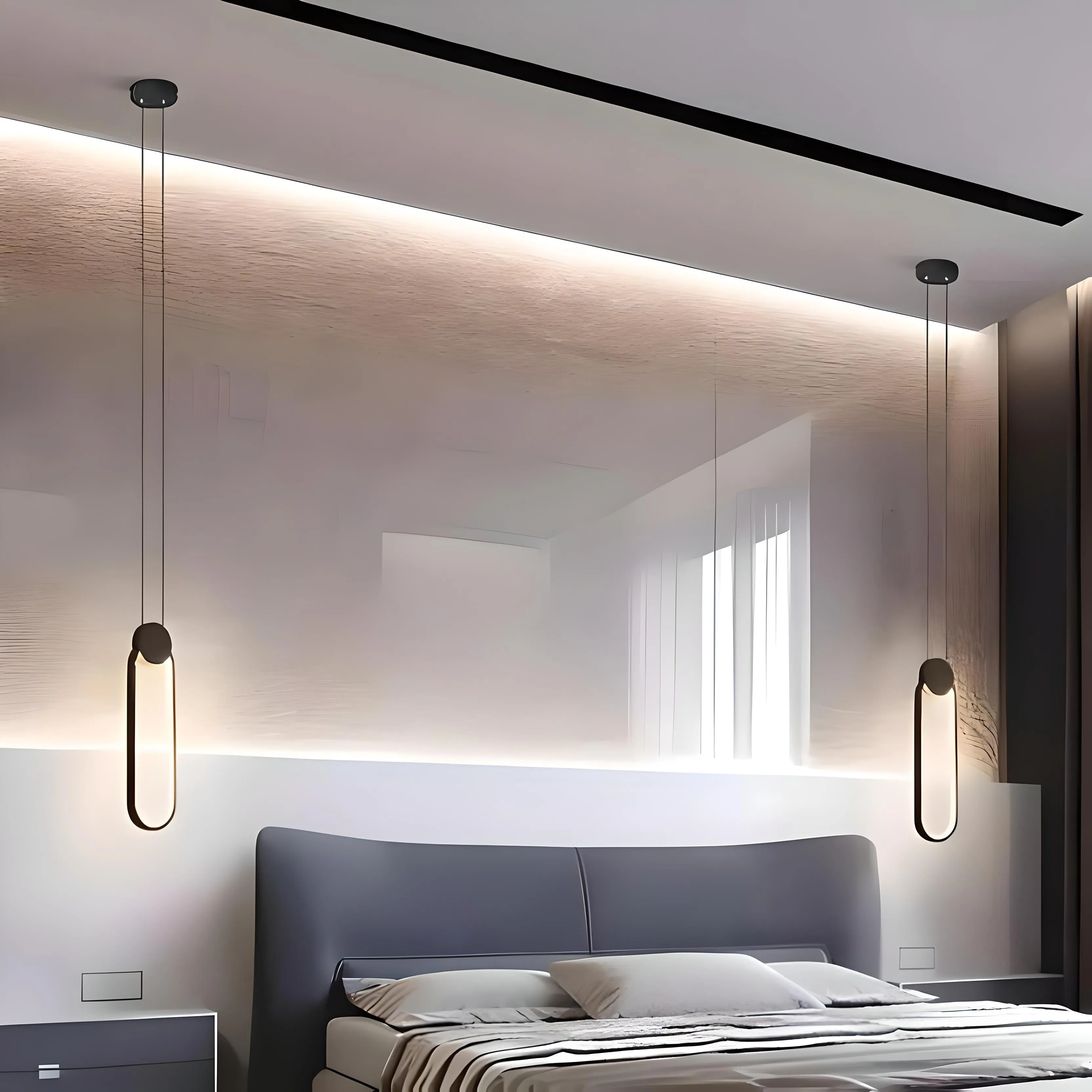 Grimstad - Contemporary Geometric LED Pendant