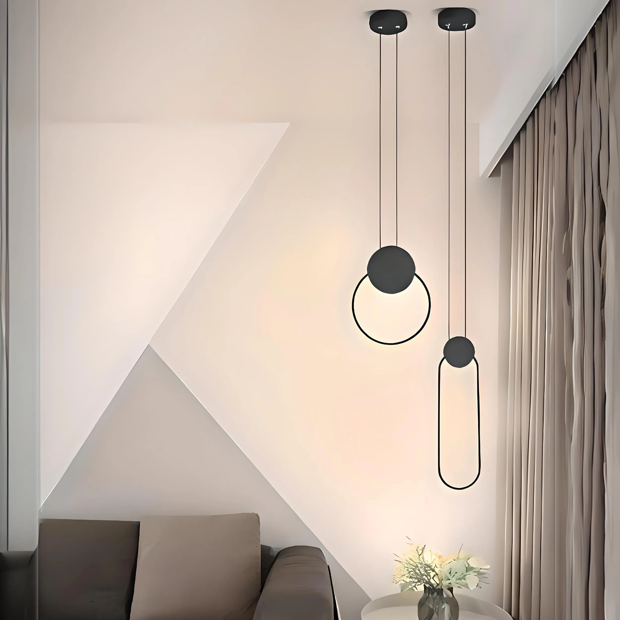 Grimstad - Contemporary Geometric LED Pendant