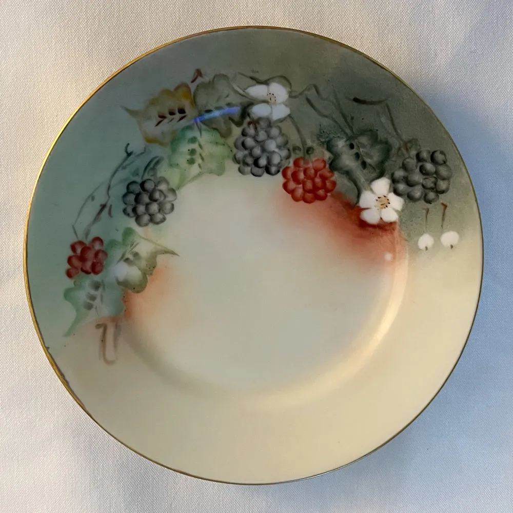 Hand-Painted Dessert Plates Japan - Set of 6