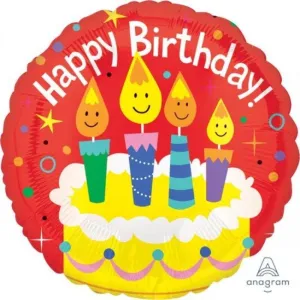 HBD Candles Foil Balloon - 71cm