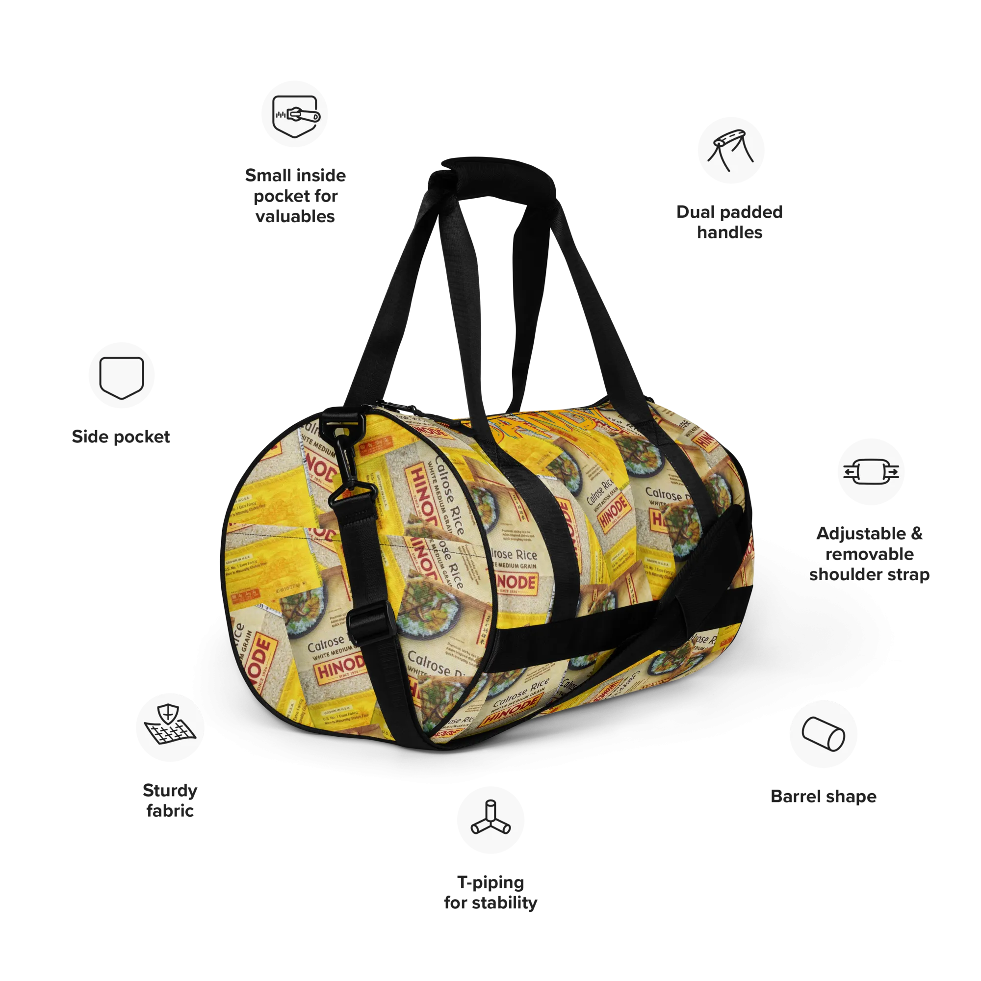 Hee-no-day gym bag