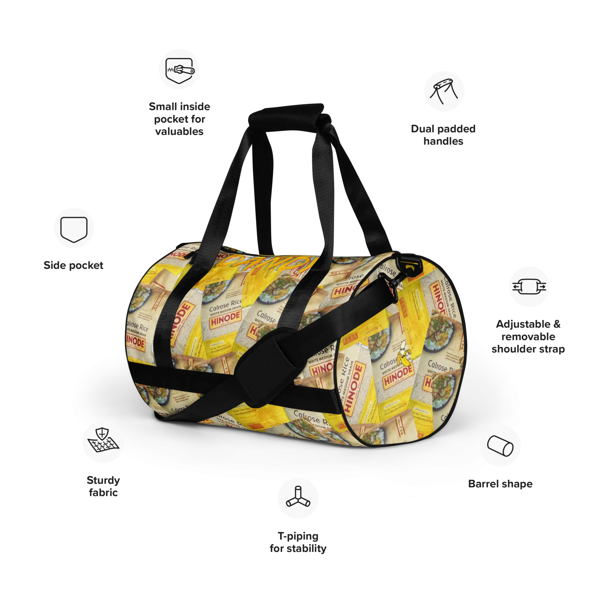 Hee-no-day gym bag