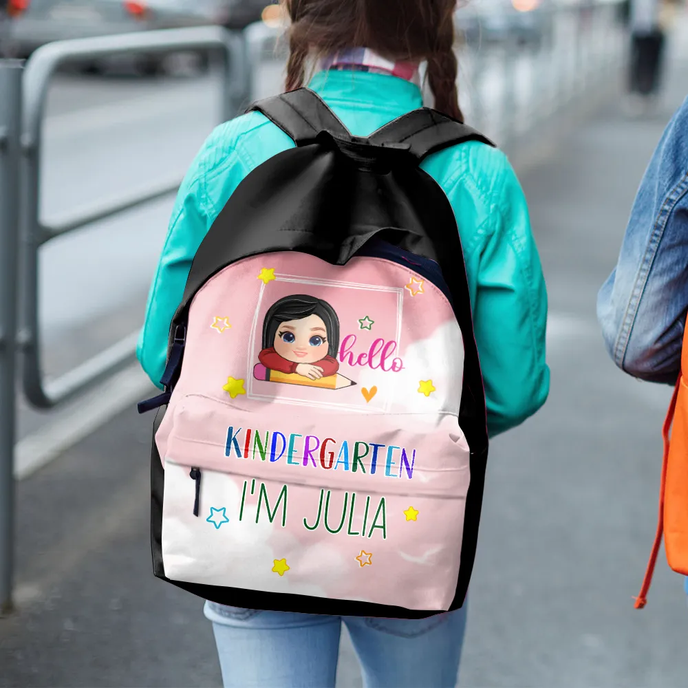 Hello School - Personalized Backpack