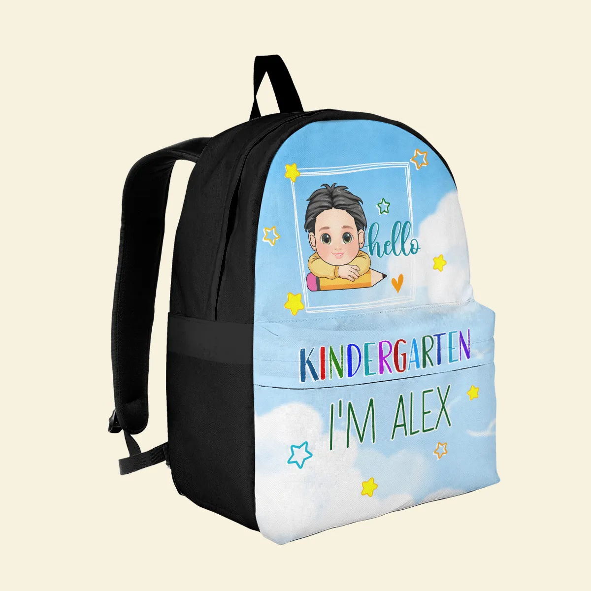 Hello School - Personalized Backpack