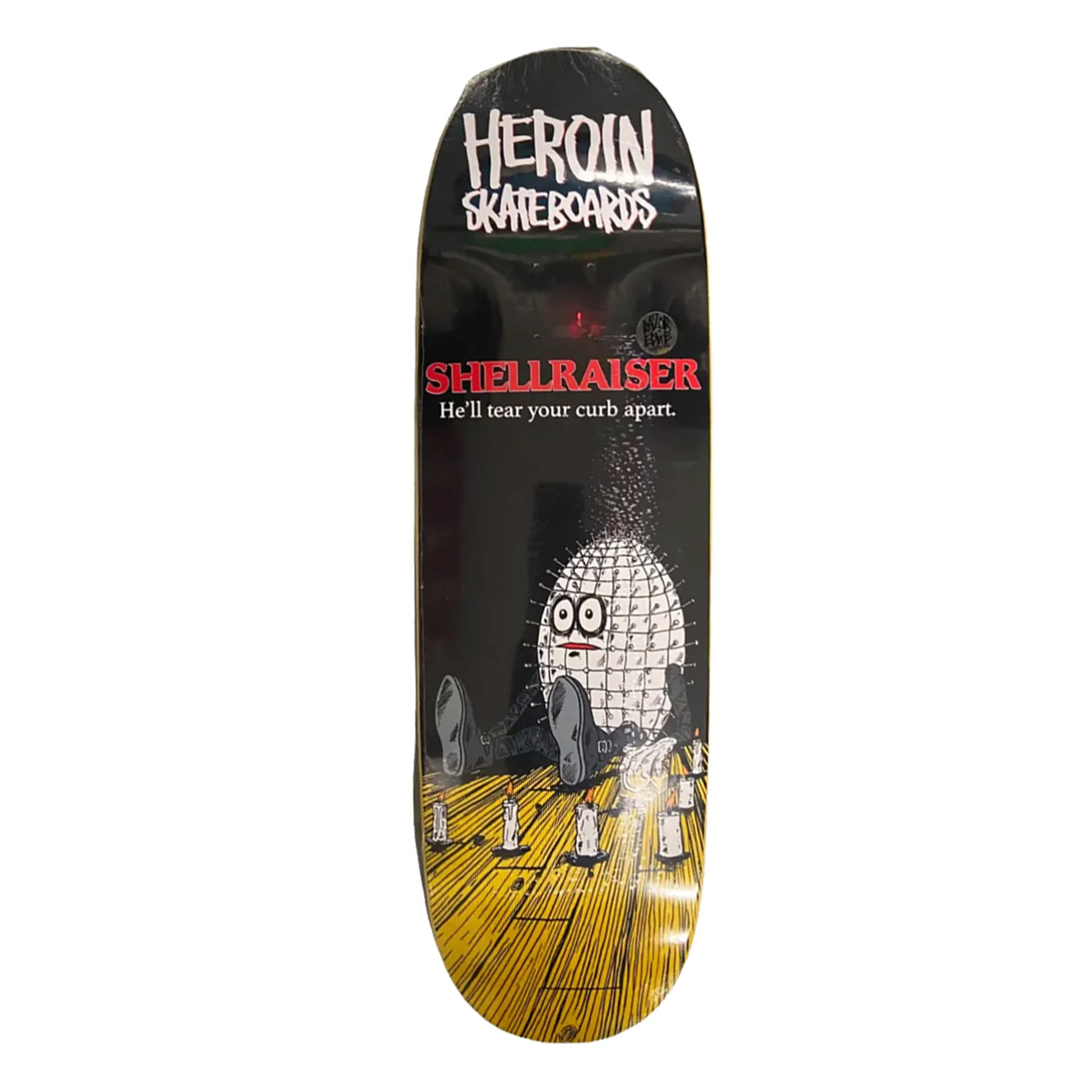 Heroin Skateboards Shellraiser Skateboard Deck - 9.4