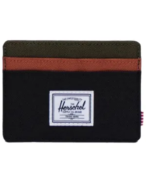 Herschel Charlie Cardholder - Black / Ivy