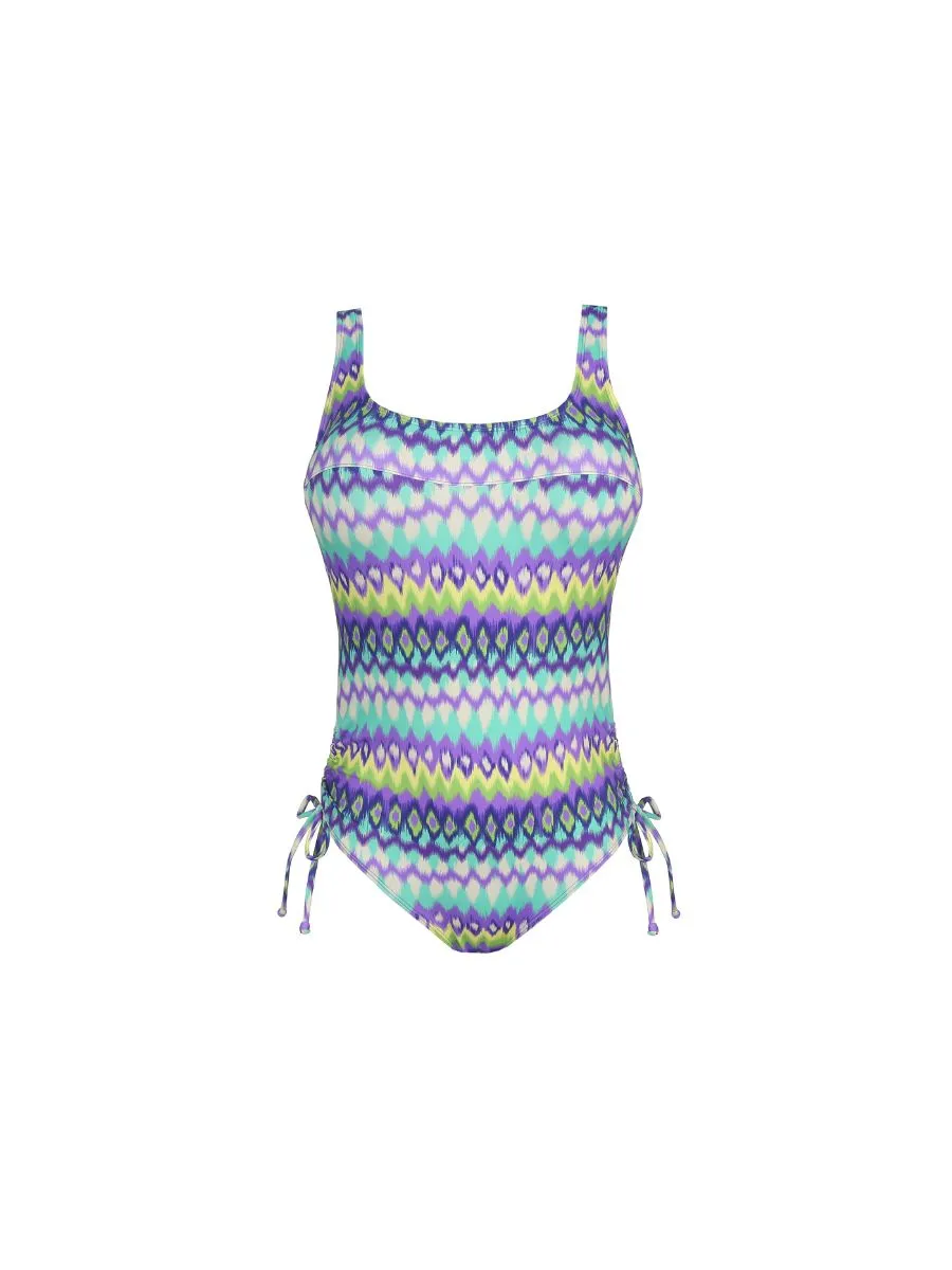 Holiday Swimsuit With Removable Pads - Mezcalita Blue