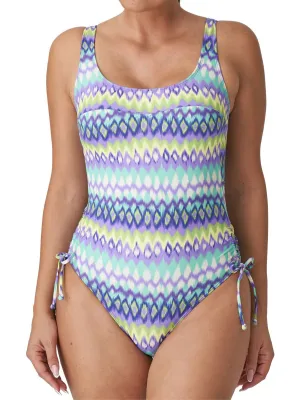 Holiday Swimsuit With Removable Pads - Mezcalita Blue