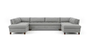 Home Sweet Home U-Shaped Bumper Sectional (95" x 144" x 95")