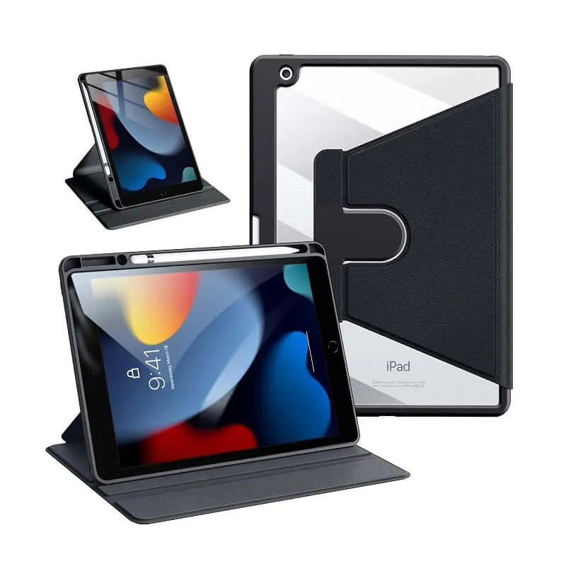 iPad 7th/8th/9th 10.2"  2021/2020/2019 360 degree Rotation Stand Protective Case