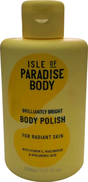 Isle of Paradise Body Brilliantly Bright Body Polish For Radiant Skin 238ml