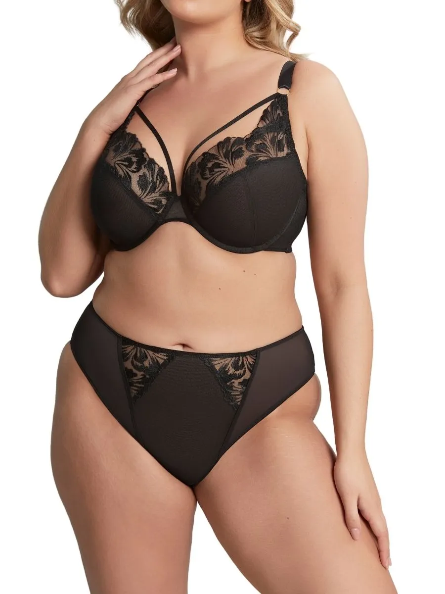 Jaida Plunge Bra - Noir