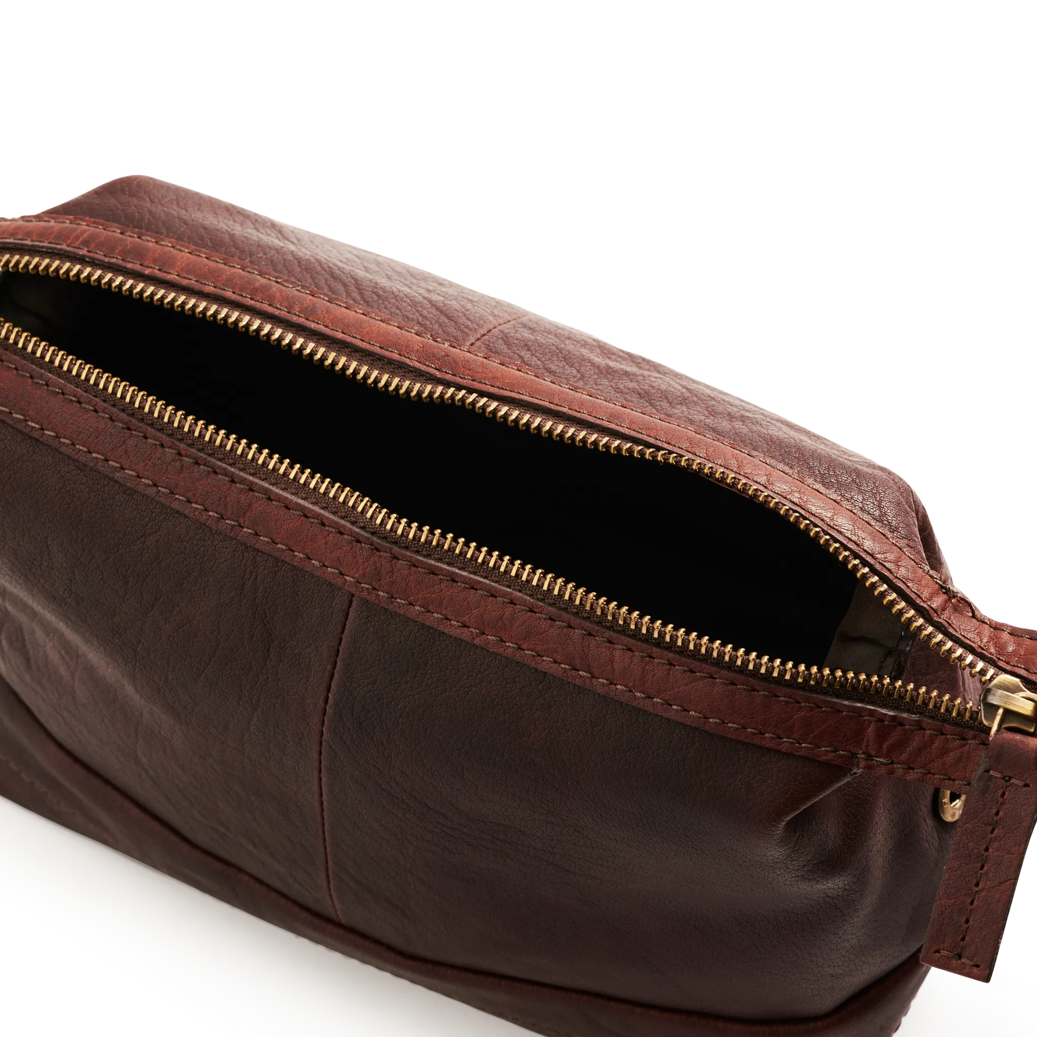 JAMES XLI MICHAEL TOILETRY BAG BROWN