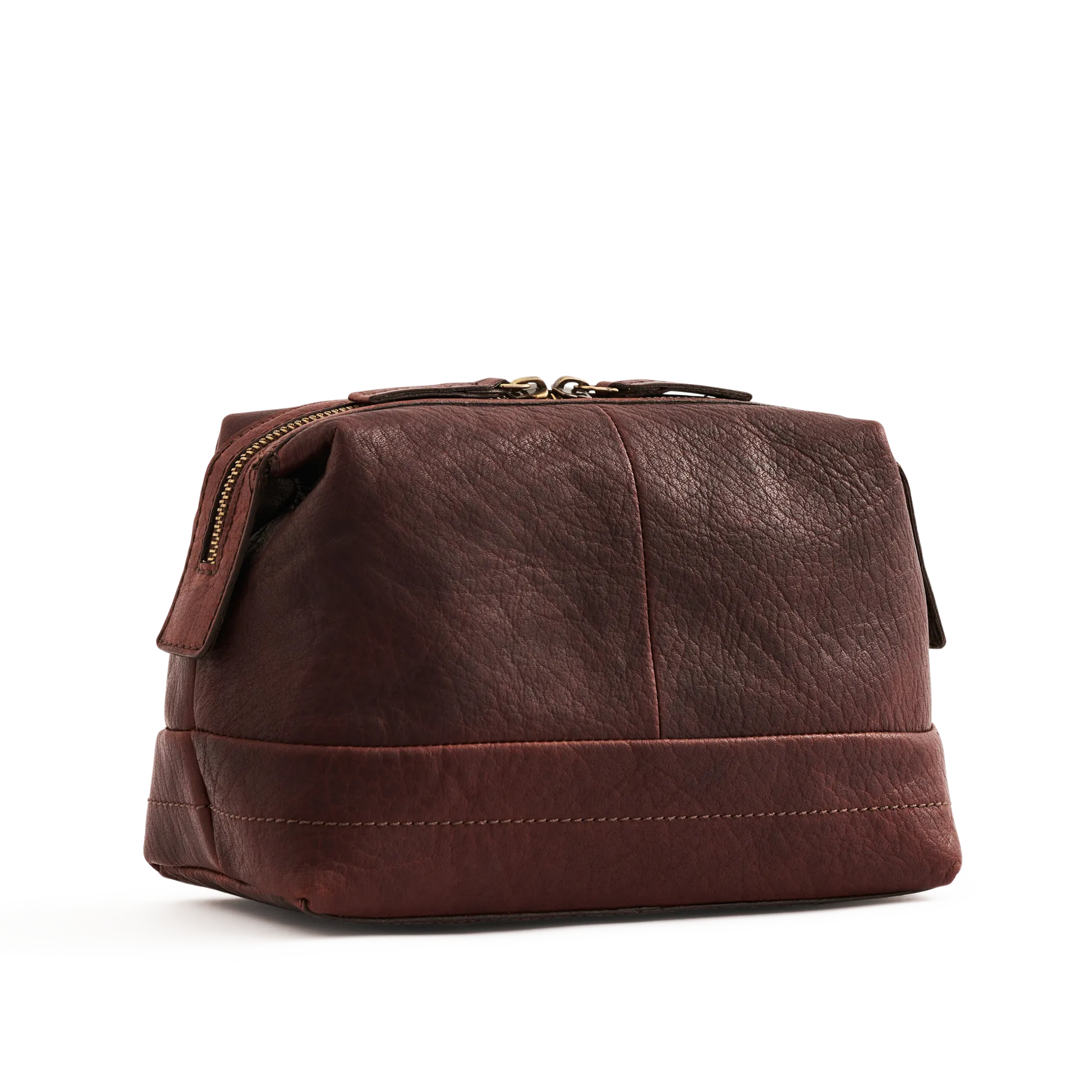 JAMES XLI MICHAEL TOILETRY BAG BROWN