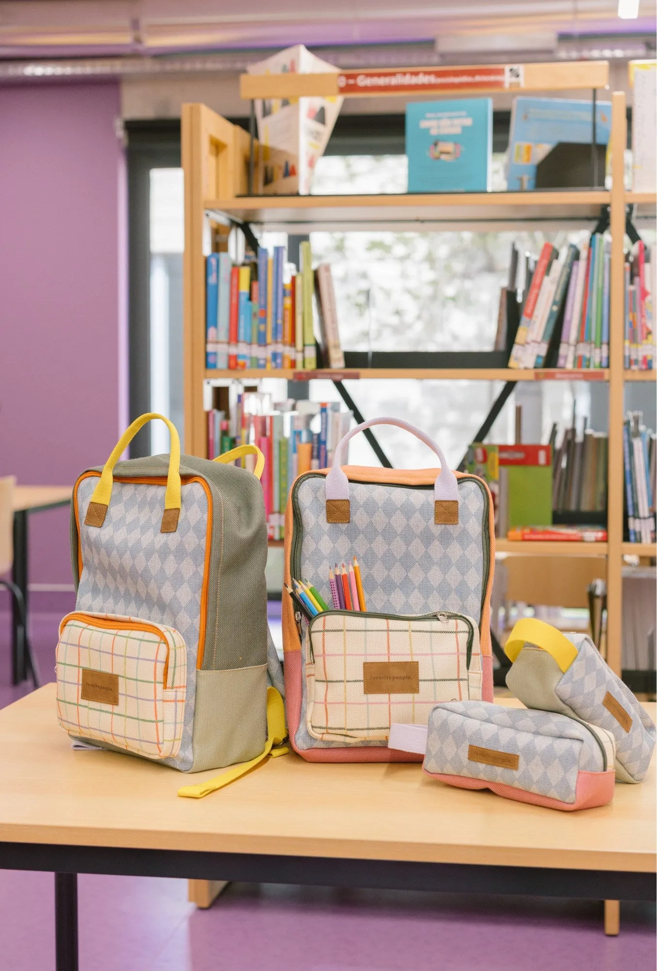 Junior Backpack - Kids School Bag - Green