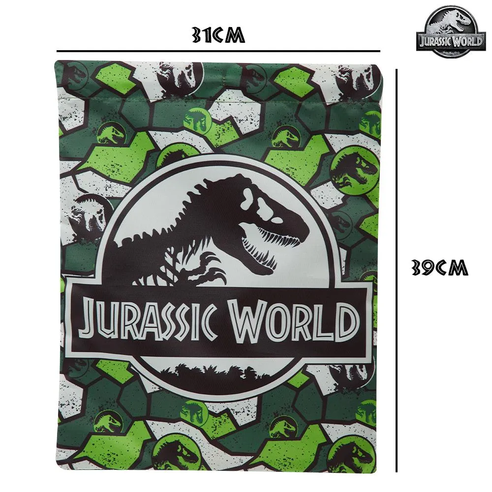 Jurassic World Drawstring Bag, String Bag for Boys Kids Teens