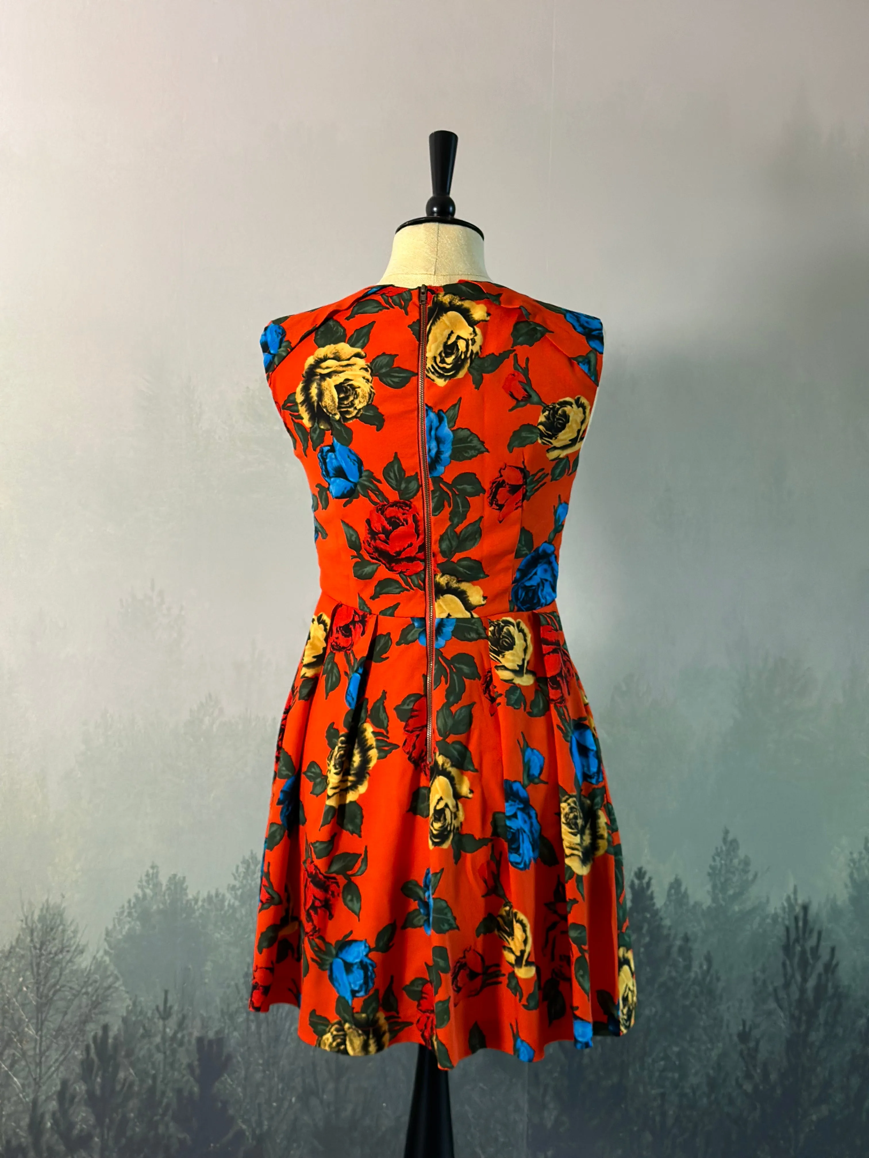 Jurk Oranje Vintage XS (alleen online)