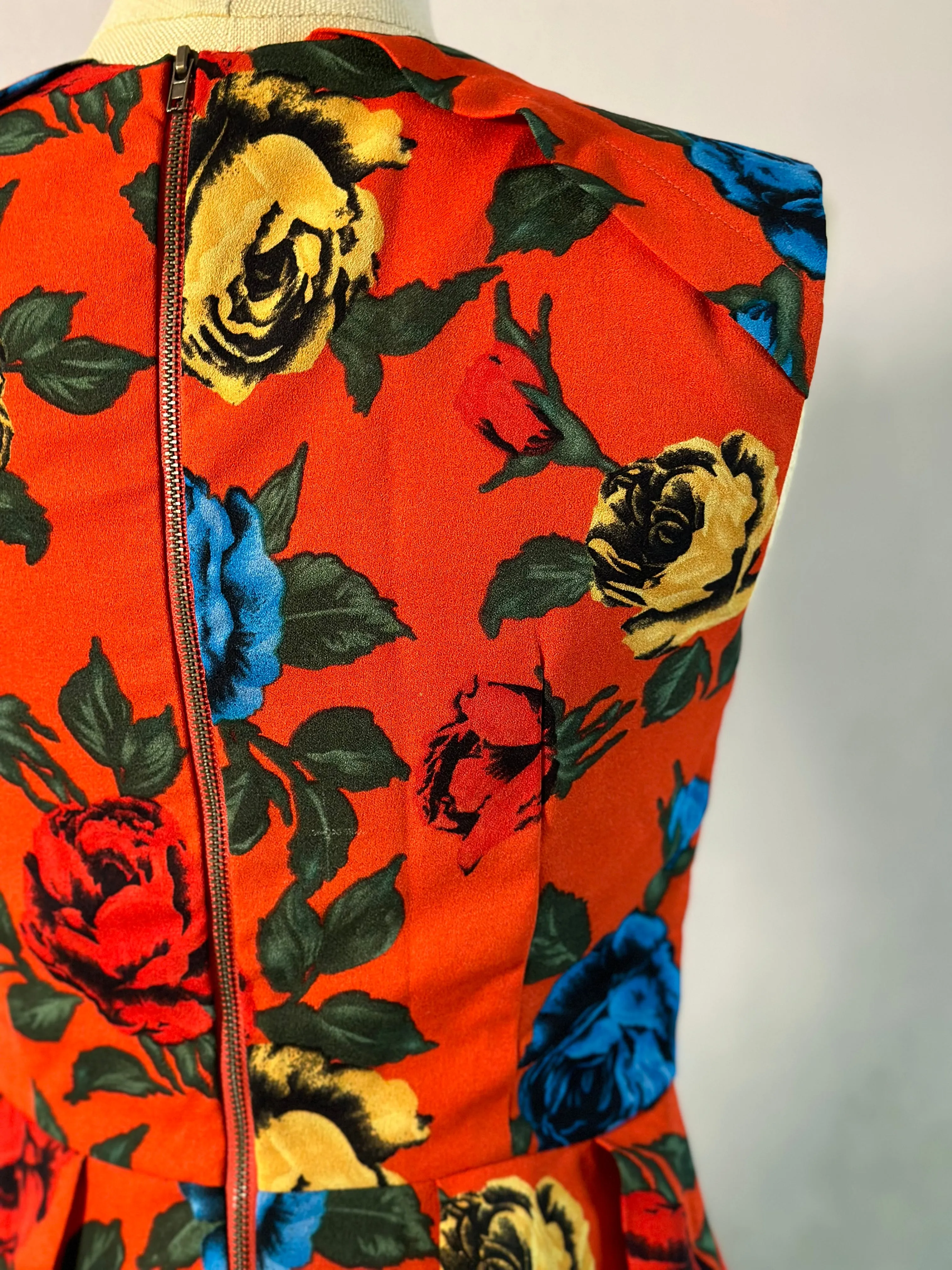 Jurk Oranje Vintage XS (alleen online)