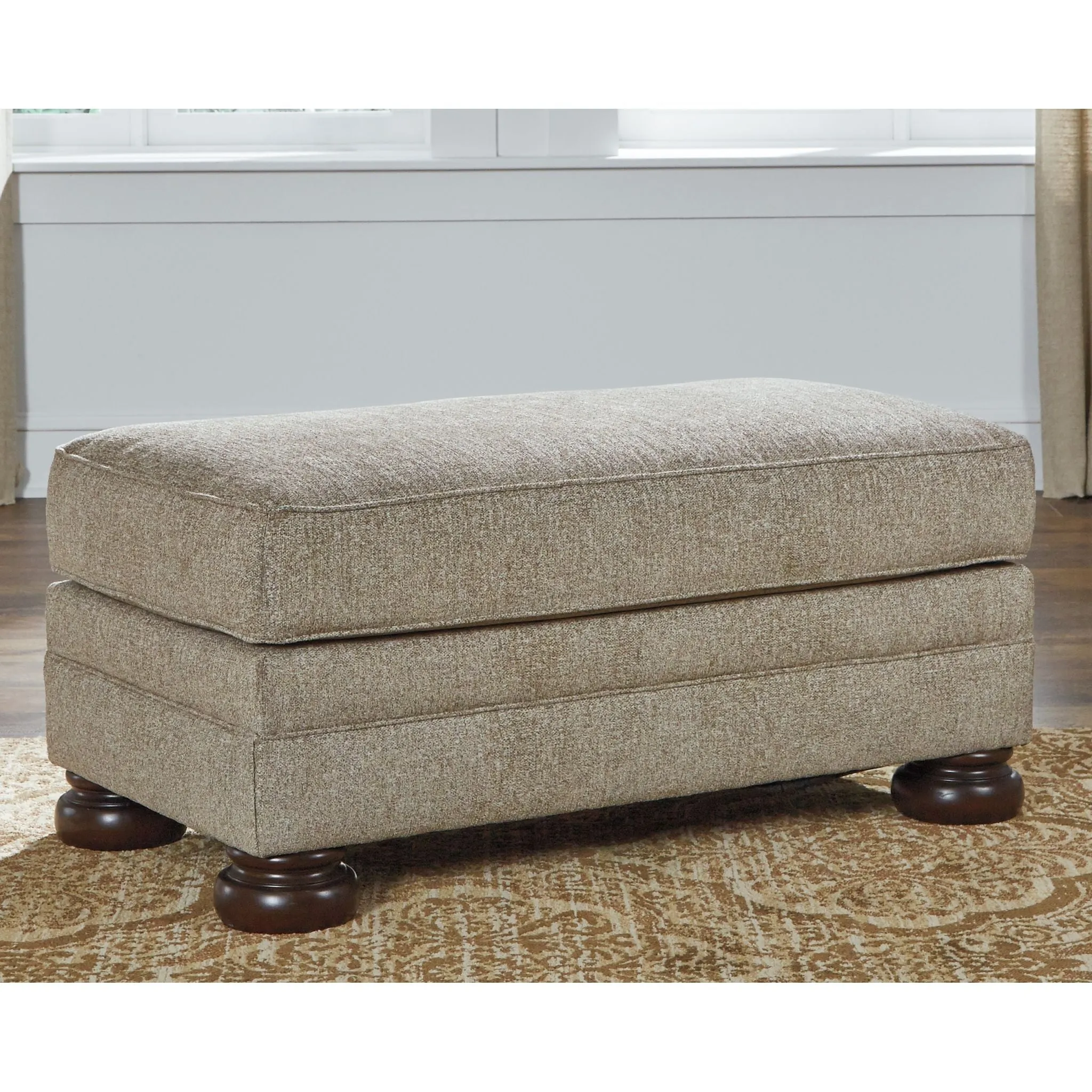 Kananwood Ottoman - Oatmeal