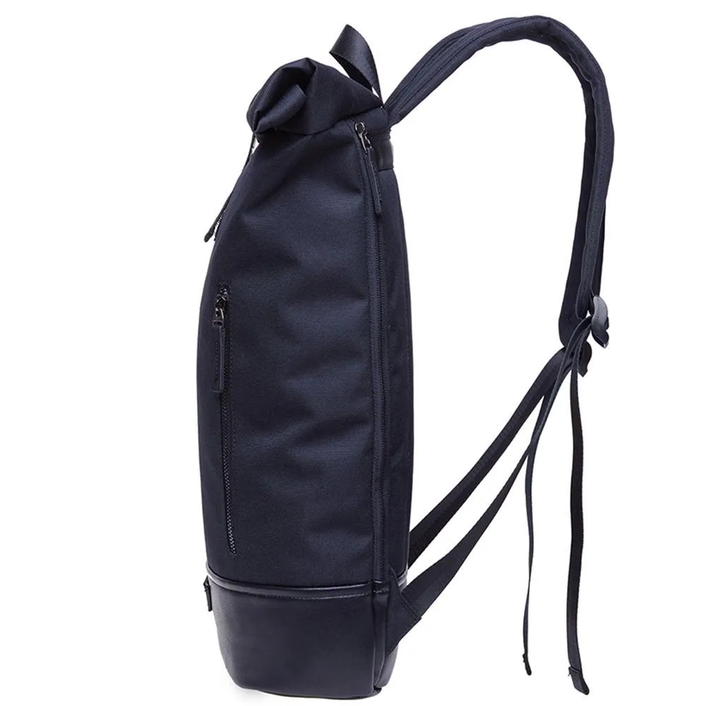 KAUKKO Backpack for daily use, KF06-1 ( Black Nylon / 15.7L )