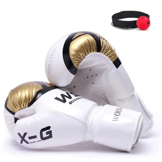 Kick Boxing Gloves for Men / Women PU Karate Muay Thai Free Fight Training