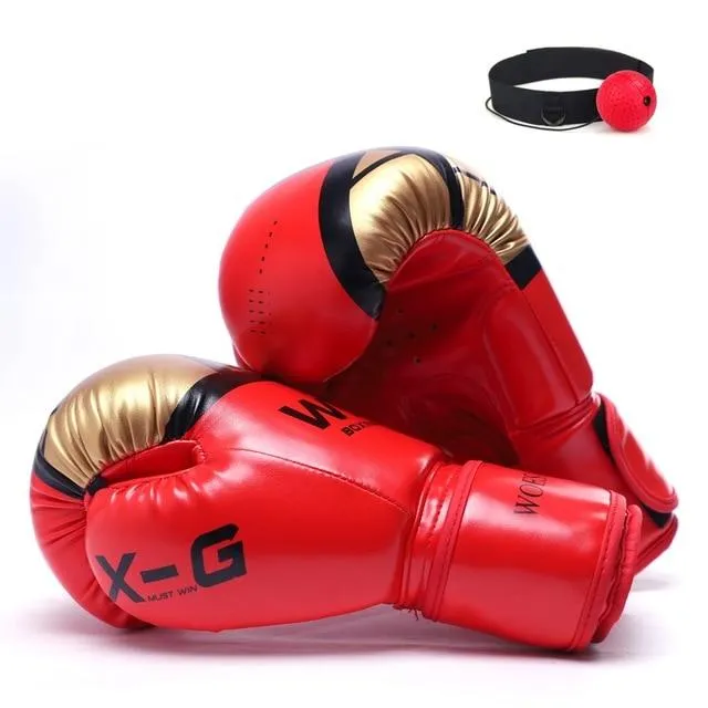Kick Boxing Gloves for Men / Women PU Karate Muay Thai Free Fight Training