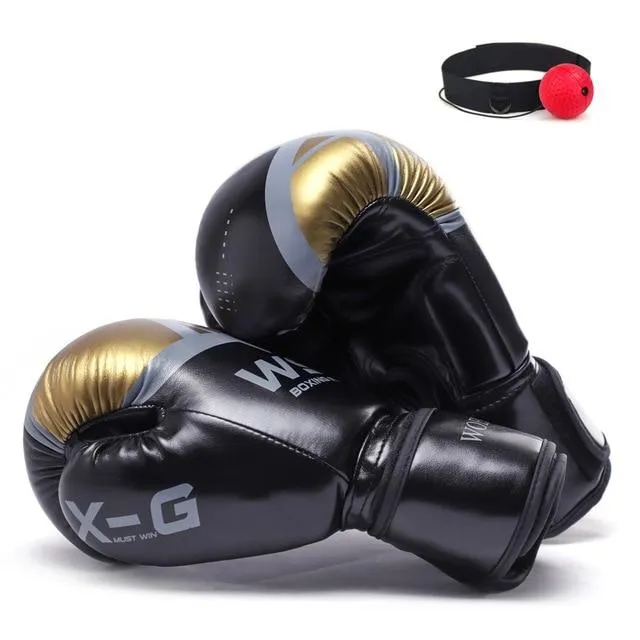 Kick Boxing Gloves for Men / Women PU Karate Muay Thai Free Fight Training