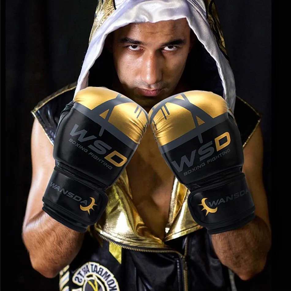 Kick Boxing Gloves for Men / Women PU Karate Muay Thai Free Fight Training