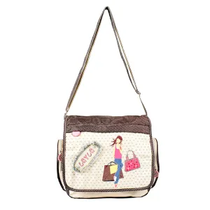 Kiddies lightweight sling bag with Layla branding - DK-1040
