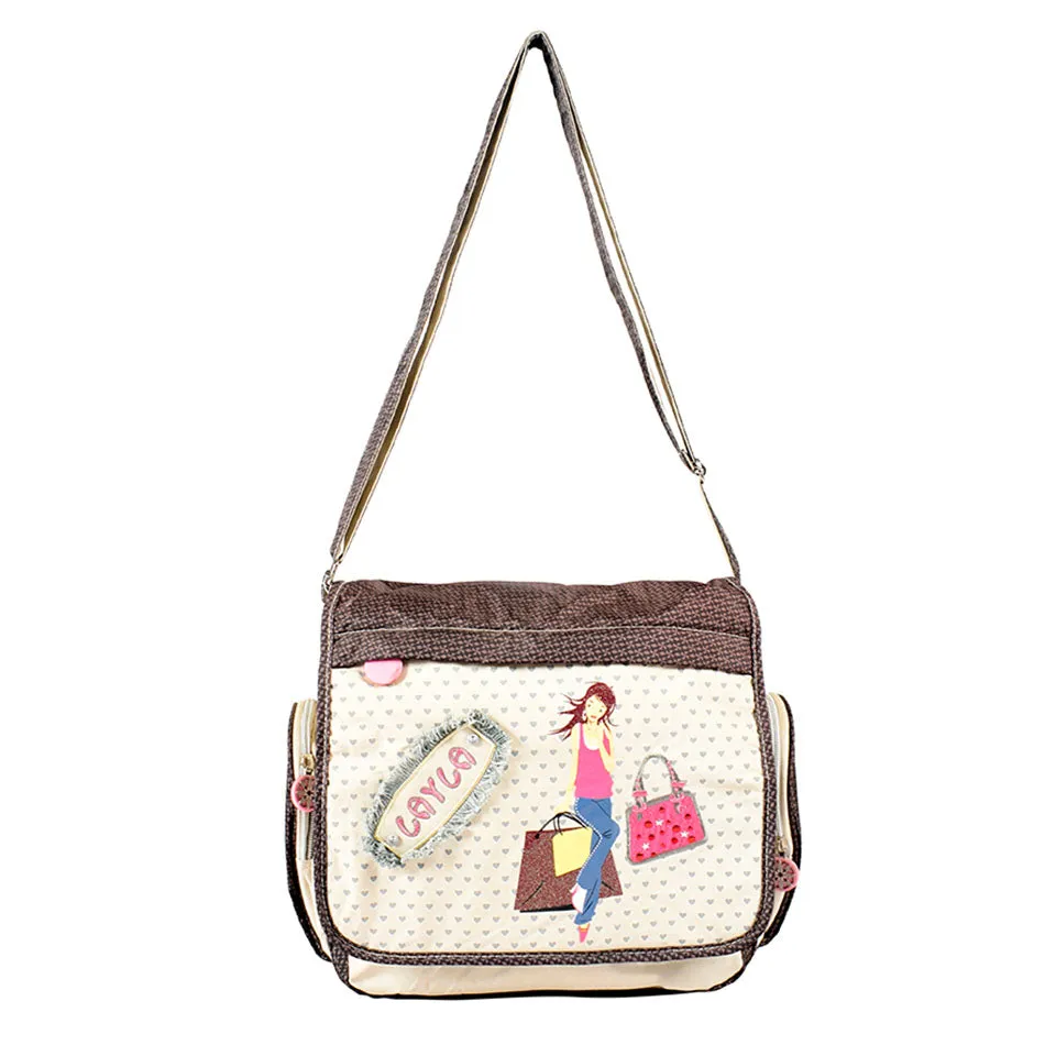 Kiddies lightweight sling bag with Layla branding - DK-1040