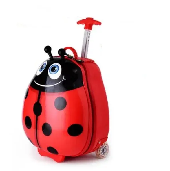 Kids 2-IN-1 Folding Ride on Suitcase Scooter W/LED Wheels