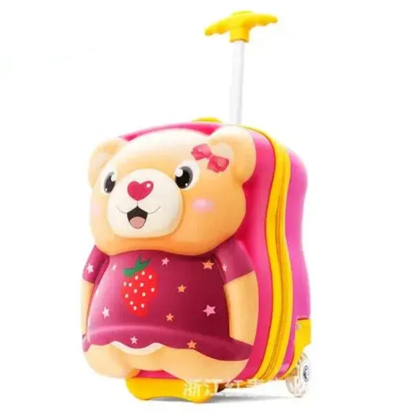 Kids 2-IN-1 Folding Ride on Suitcase Scooter W/LED Wheels