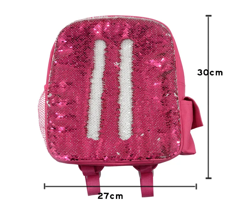 Kids Pink Sequin Backpack