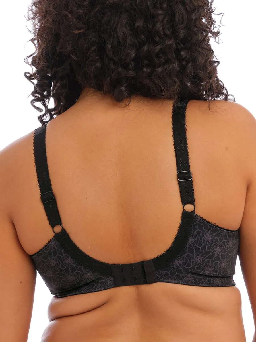 Kim Side Support Plunge Bra - Black