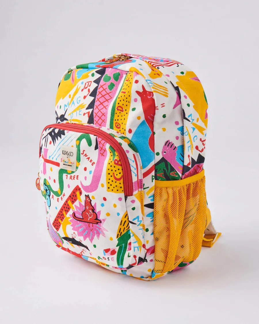 Kip & Co X Ken Done KIDS | Critter Party Backpack