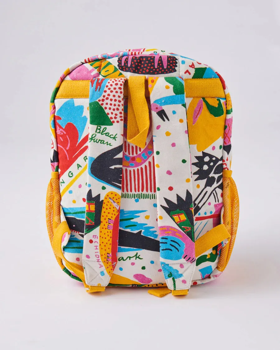 Kip & Co X Ken Done KIDS | Critter Party Backpack