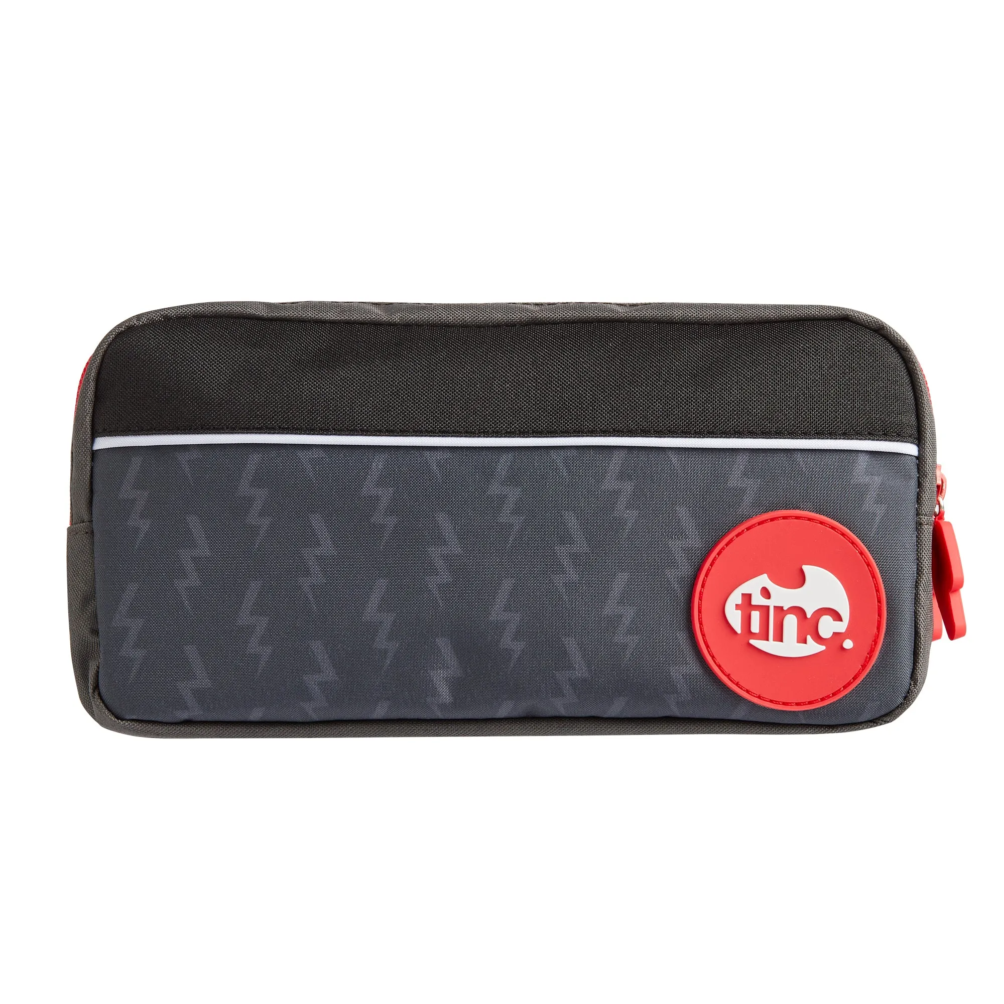 Kronk Black Triple Zip Pencil Case