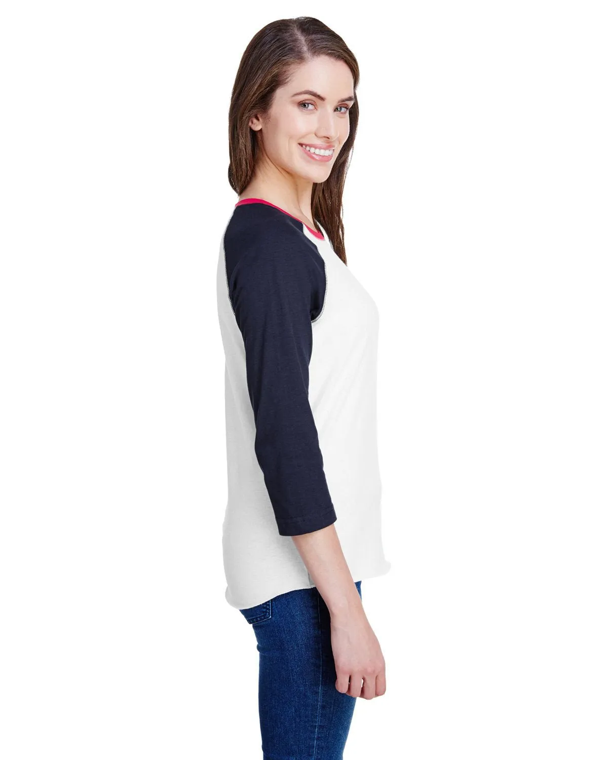 LA3530-LAT-WHITE/ NAVY/ RED