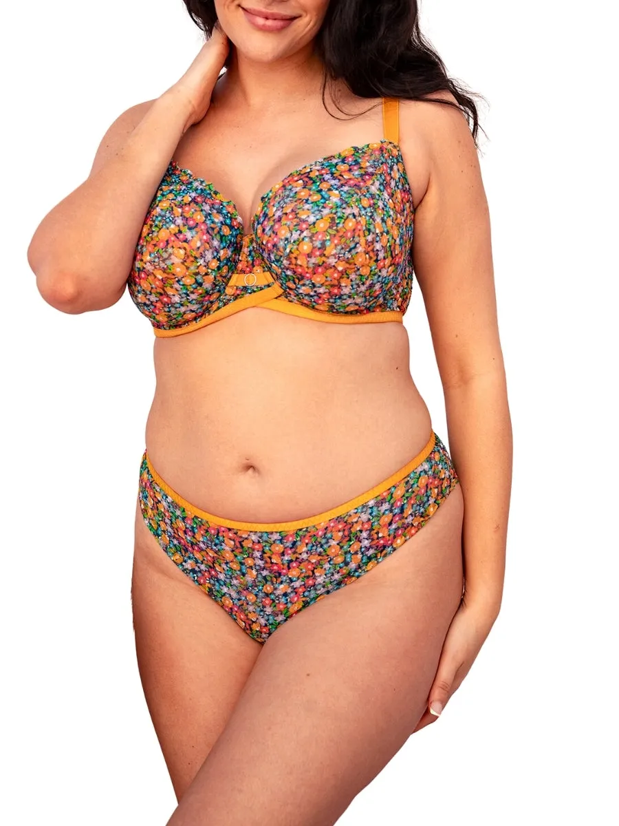 Lace Daze Balcony Bra - Floral Print