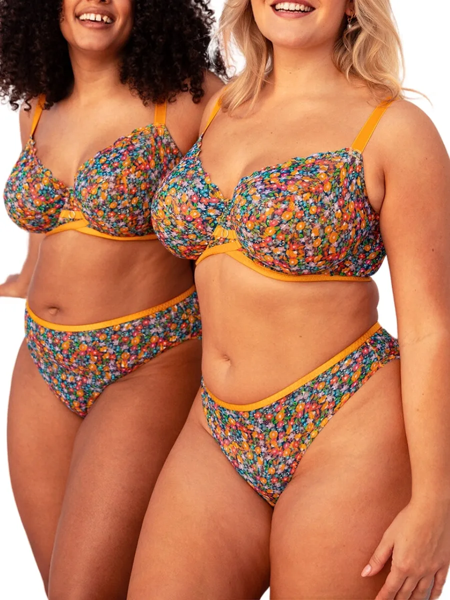 Lace Daze Balcony Bra - Floral Print
