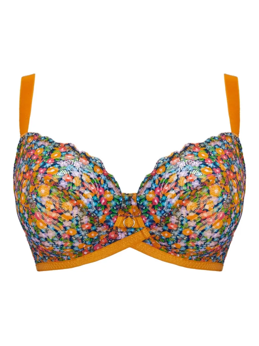 Lace Daze Balcony Bra - Floral Print