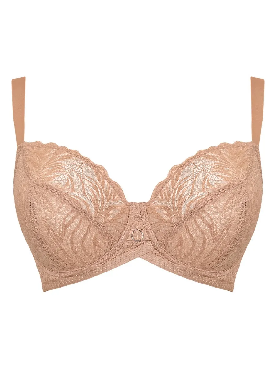Lace Daze Balcony Bra - Latte