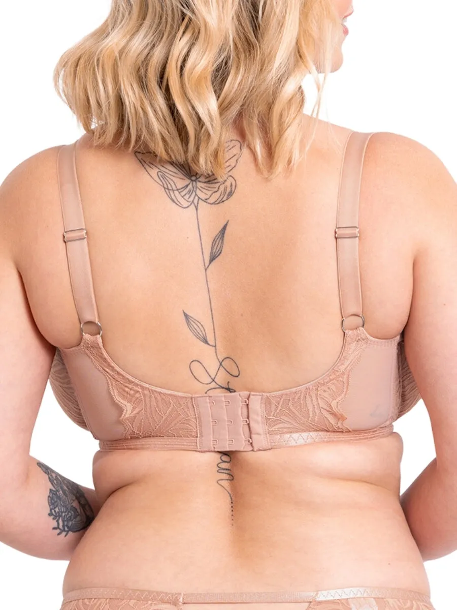Lace Daze Balcony Bra - Latte