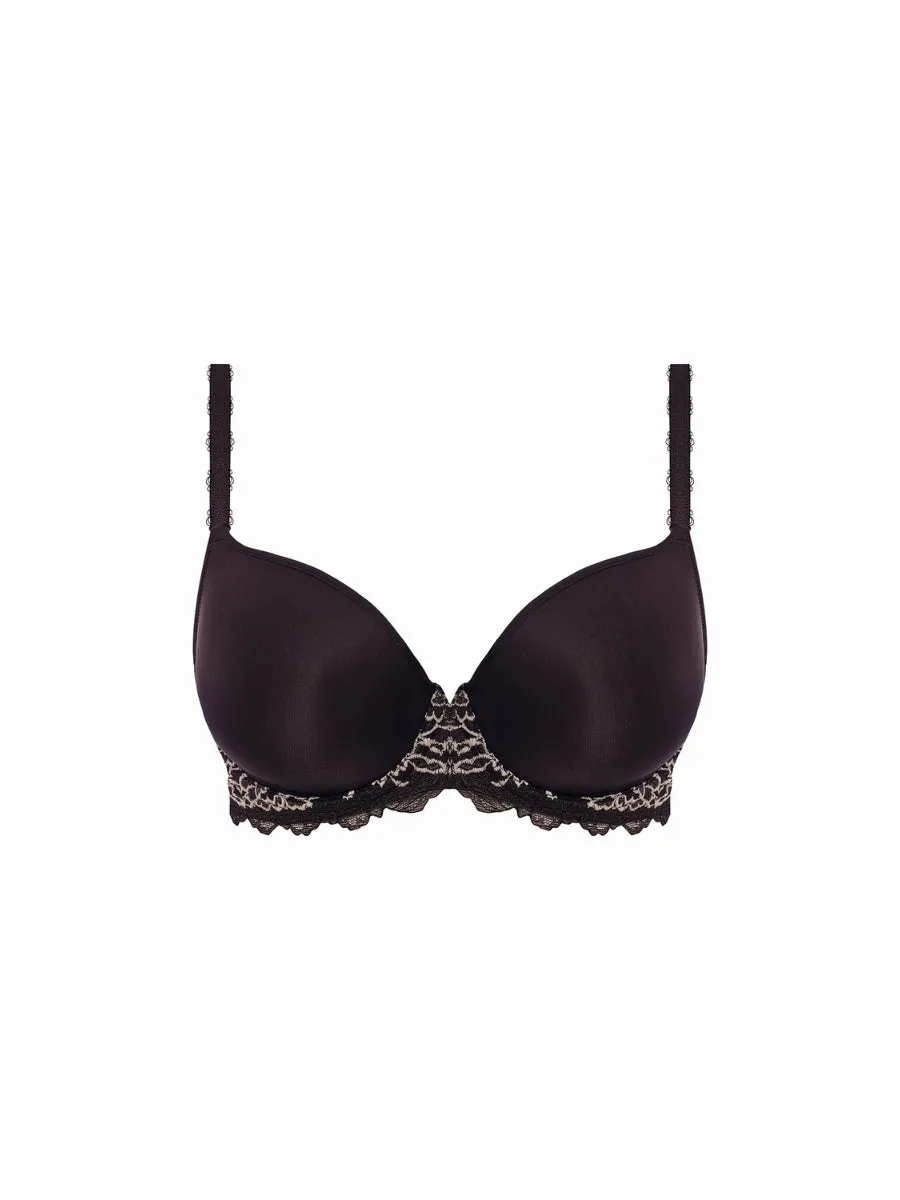 Lace Perfection Contour Bra - Black/Ivory